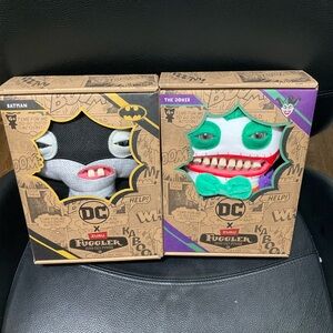 Brand new Sealed Fuggler Zuru x DC Batman vs The Joker Ugly Monster Plush